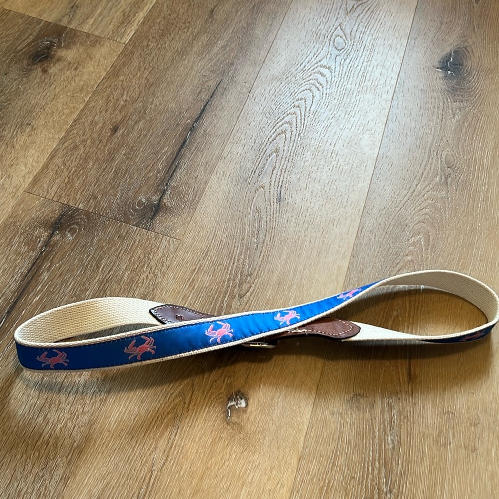 Blue and Pink Crab Belt Size 38